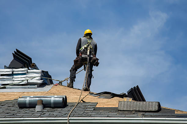 Professional Roof Replacement technician working in Horse Cave, KY